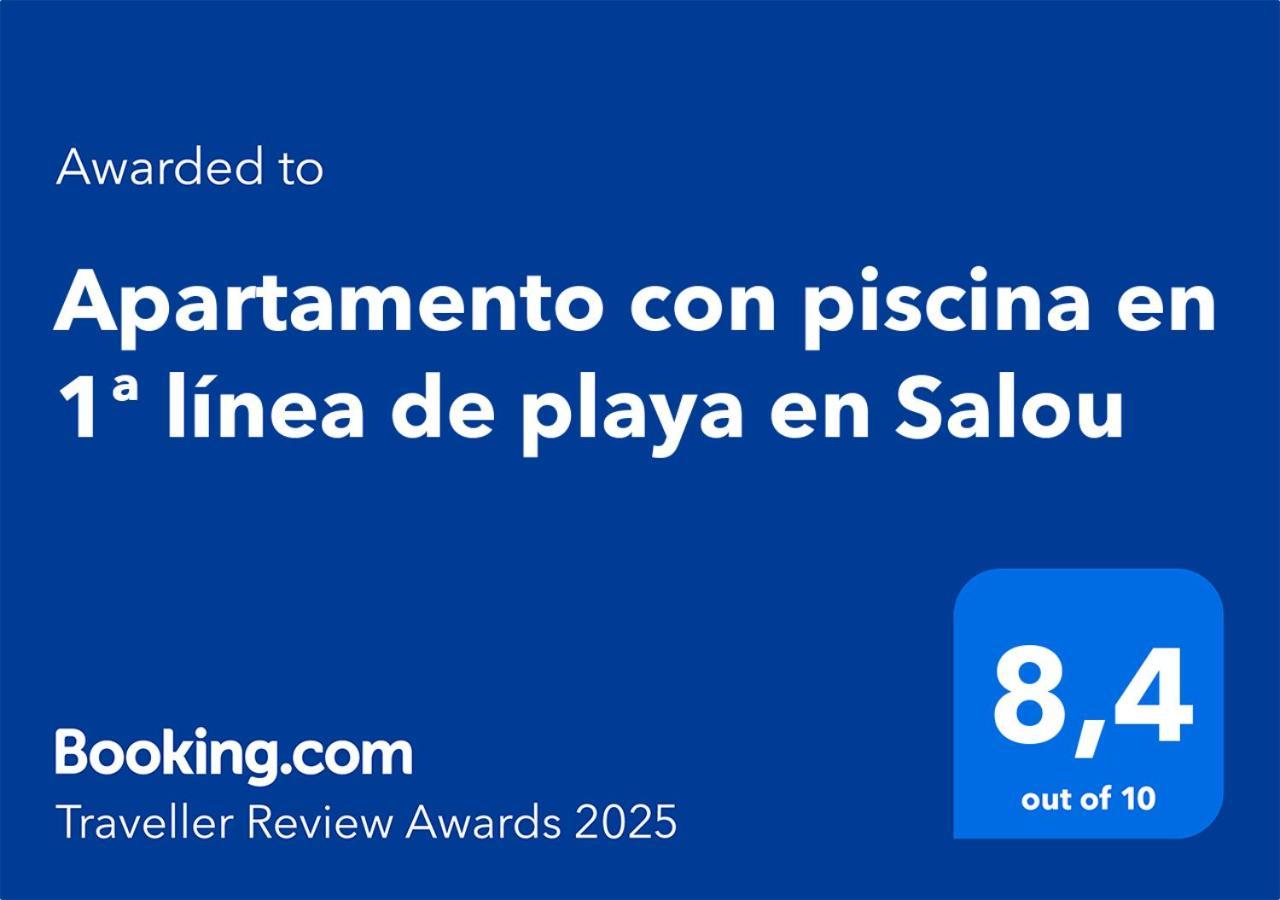 Apartamento Con Piscina En 1ª Linea De Playa En Salou Eksteriør bilde